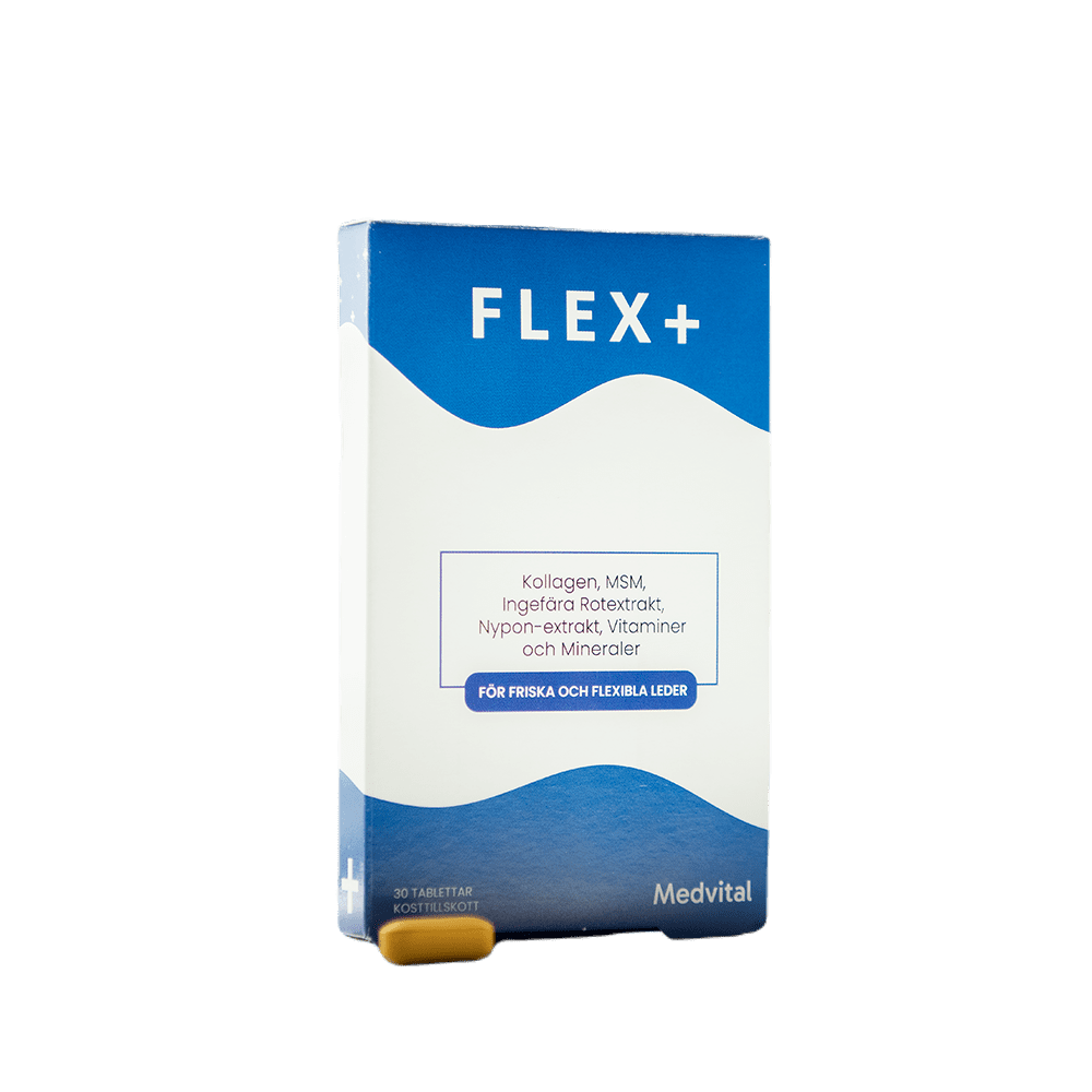 Flex+ kosttillskott för leder och rörlighet