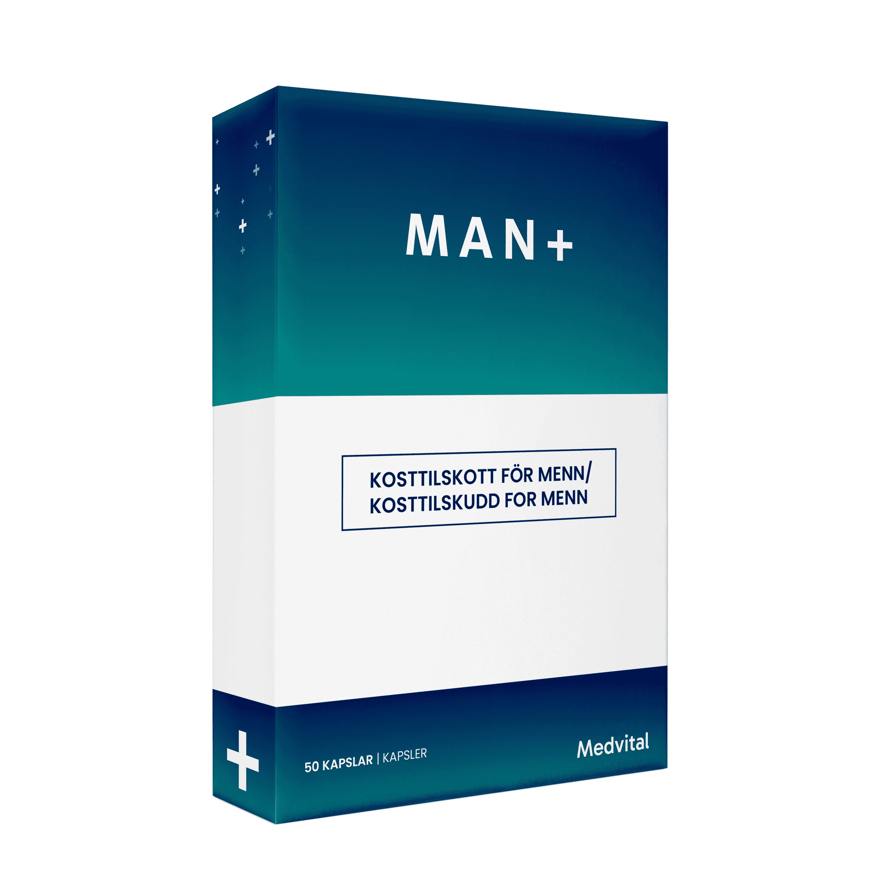 Man+ kosttillskott för män med testosteron och vitalitet
